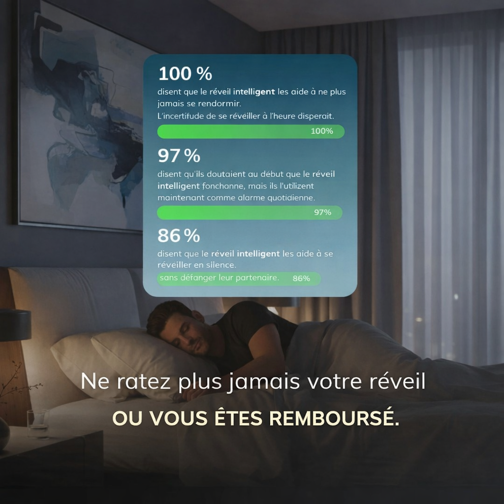 Réveil Vibrant Intelligent – KOVA PRO