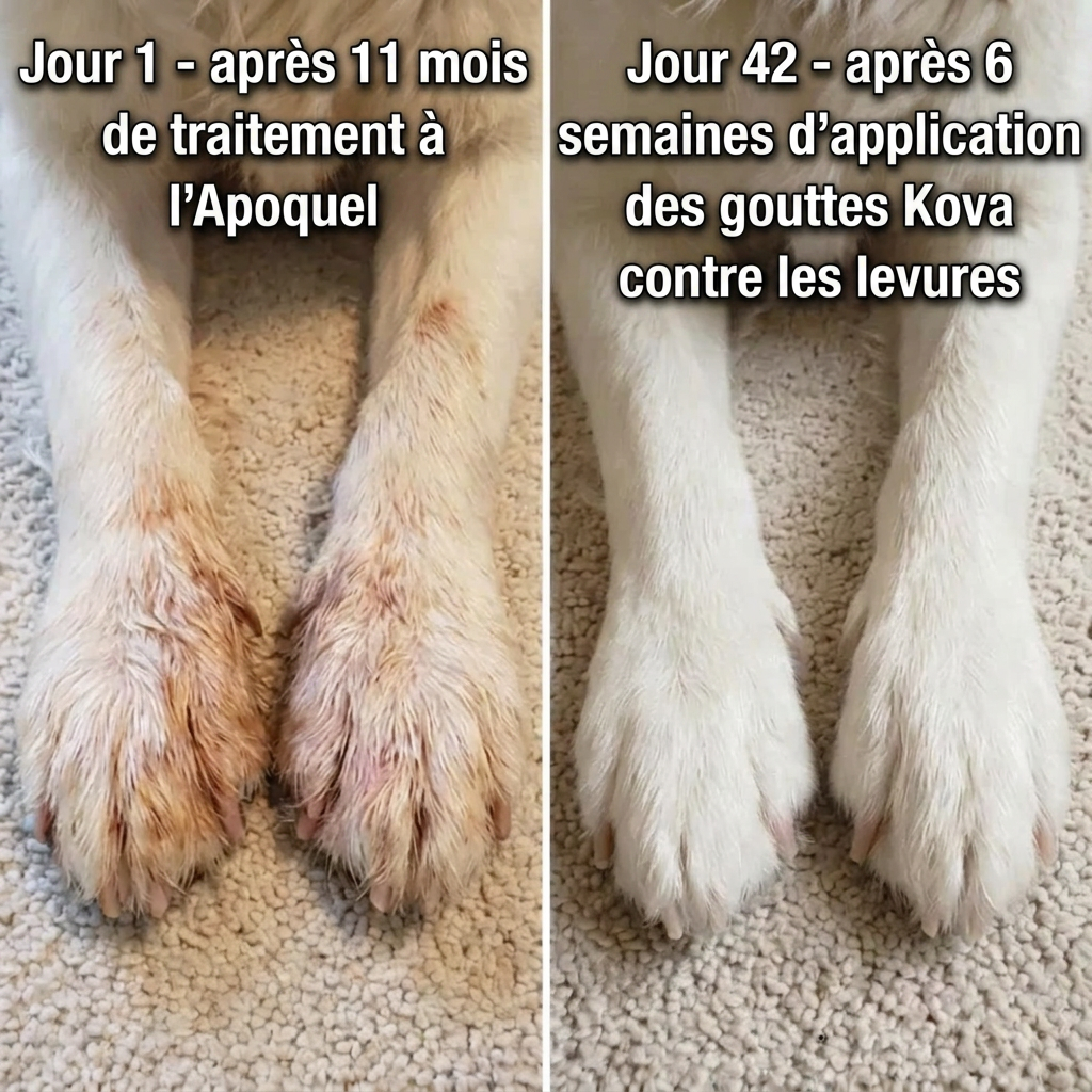 KOVA PURE™ – Gouttes Antifongiques pour Chien